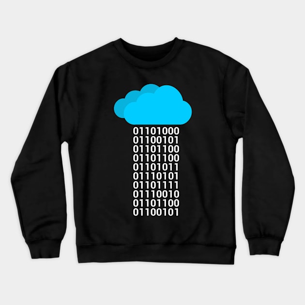 Computer Science Big Data Cloud Computing Crewneck Sweatshirt by EQDesigns